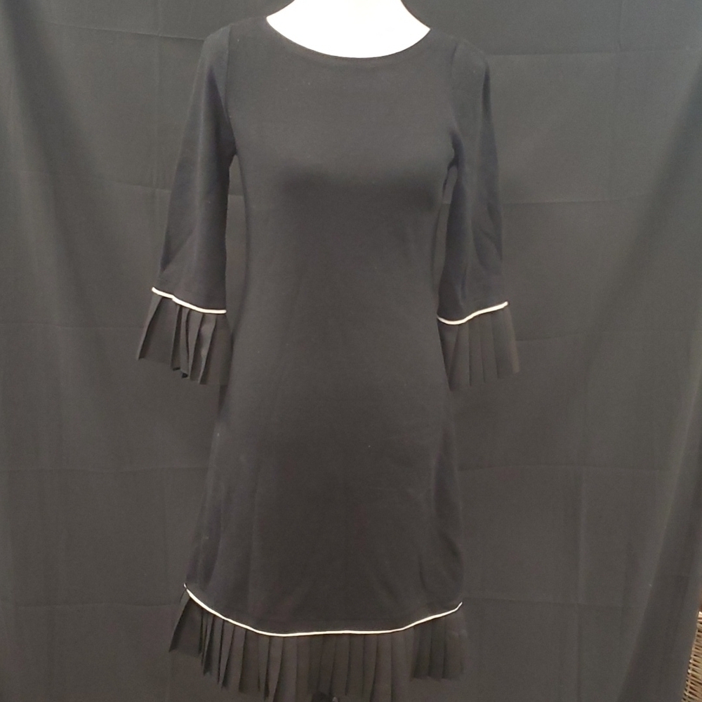 Ann Taylor Sweater Dress w/Pleated Accents SZ XS